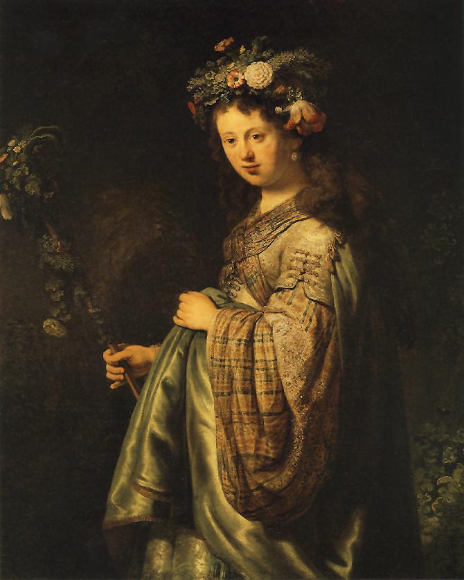 Saskia as Flora